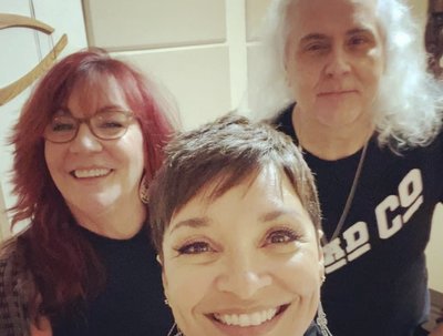 Gladys Yvette, me, Mark Dawson (Grass Roots) 
