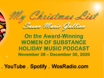 Thanks to ReverbNation, "My Christmas List" is featured on the Women of Substance holiday podcasts!