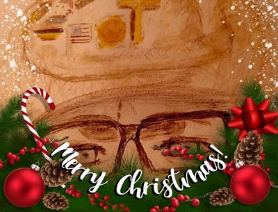 Effron Eyes say Merry Christmas! Ho! Ho! Ho!
