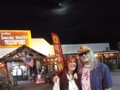 The eye in the sky keeps an eye on Effron White and his girl.