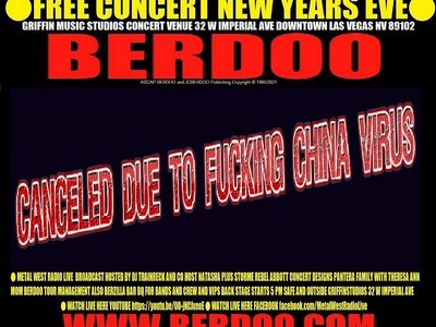 🔴You Rock www.BERDOO.com Booking@Berdoo.com JC Berdoo owns BERDOO & ALIEN-AID Beverage™©® 198