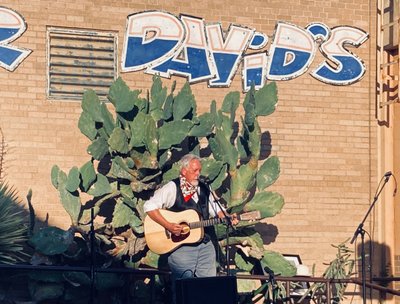 Don Wall performs at Poor David's Pub for Mr. Troll's Memorial