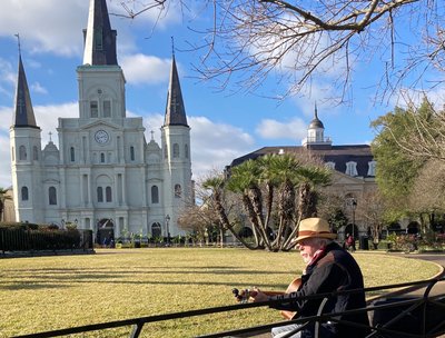 DW performs at Jackson Square in New Orleans 2021