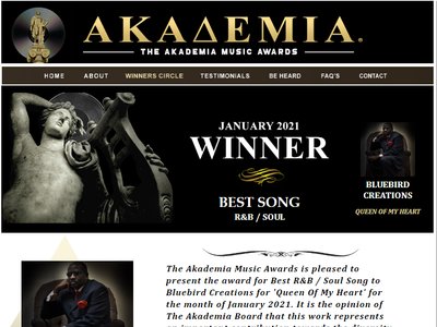 2020 Akademia Music Awards Best R&B/Soul - Queen of My Heart