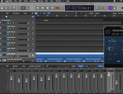 Working on the upcoming single "Gone" - In Loving Memory of Those I Miss