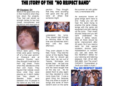 The No Respect Band photo