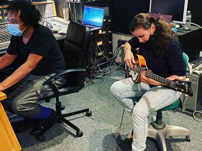 tracking session, And I Became of the Dark.. (ESP-Disk, 2021). Laurie Towers and Ivan Julian