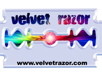 Velvet Razor Rainbow Light Logo