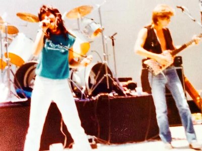 Rockin' with 4 on 1 with Dian Katz @ Golden West College about 1983