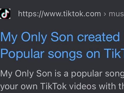 Hey TikTokrs!!! "My Only Son" is available for your vids!!!