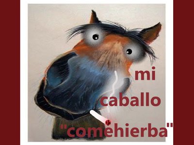 mi caballo "comehierba"