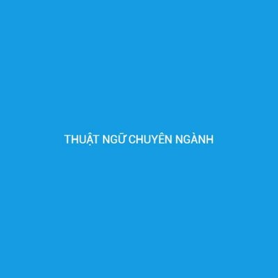 Thuật ngữ Chuyên ngành photo