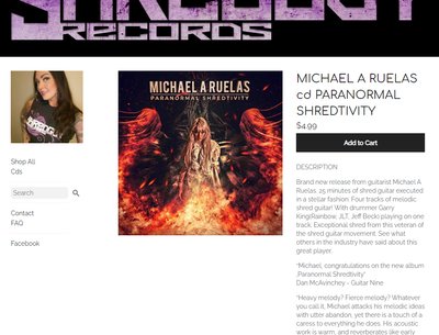 2020 Shredguy records release Paranormal Shredtivity