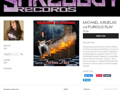 2021 Shredguy records release Furious Play