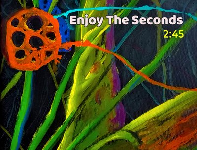 "Enjoy The Seconds" cover - Acrylic on canvas by boolapp