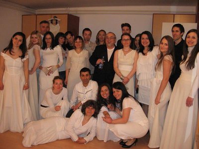 With the Merry Gospel Choir
