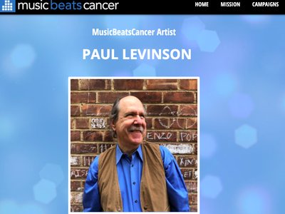 donate 7-30 Sept 2021 at https://musicbeatscancer.org/artist/paul-levinson/