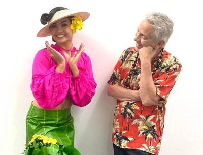 "ALOHA MAMBO" TV Shoot with Arianna Nonies!
