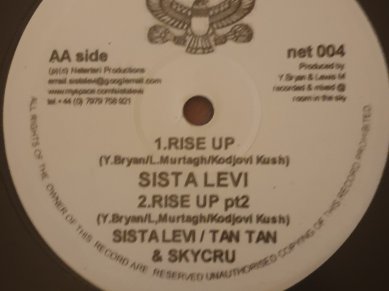 Neterteri Productions  A side Sad Sad Time AA side Rise Up by Sista Levi/Tan Tan from the Skatalites