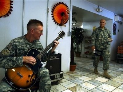 At Bagram AFB, Afghanistan, Thanksgiving 2006