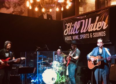 Leo Vigil, drums...  Ken Harill, Gutiarist...  Rebel Robie, lead.  Stillwater, Dana Pte. 