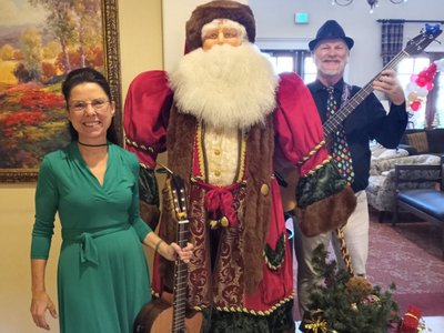 With Santa Clause at Oakmont of Carmichael