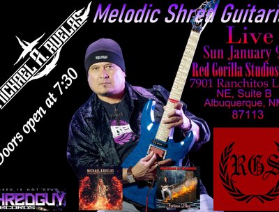 Michael A. Ruelas - Guitarist Musician Composer SHREDGUY records photo