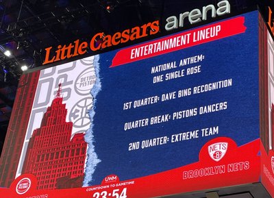 Still tripping after singing the National Anthem at the Piston's Game