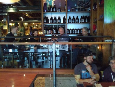 At the Tap & Growler, Eugene