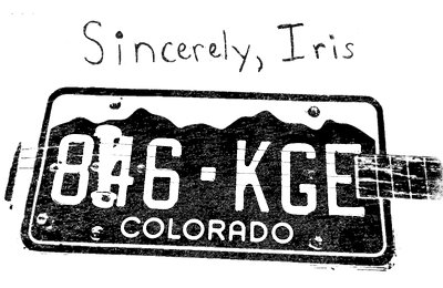 Sincerely, Iris photo