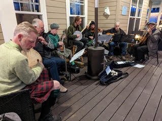 Heyworth wine bar, St. Patrick's Day