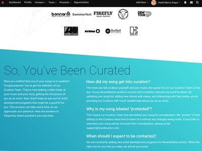 I've been Curated for the 2nd time July 2023