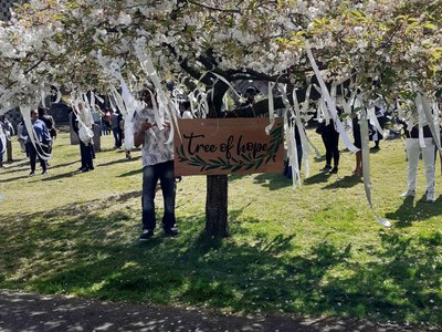 St Mary's Tree of Hope. Good Friday 2022