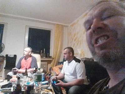 At friends... 