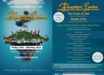 All systems go until Forgotten Lands Festival at the end of May