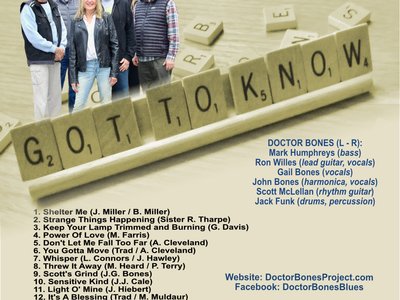 Our 2022 CD "Got To Know."