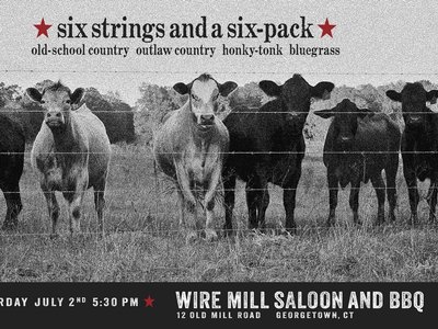 Tonight @ the Wire Mill Saloon and BBQ. Old-school country till the cows come home.