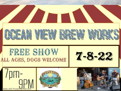 Playing Ocean View Brew Works in Albany this Friday 7/8 7-9PM!