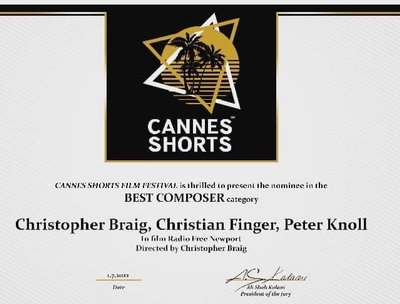 Best Composer Nomination Cannes Shorts Festival