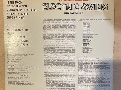 California- Electric Swing Credits (1985)