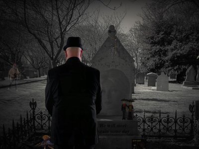 Screen shot from the video for 'Meet Again Some Day'.