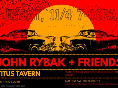 Titus Tavern in Rochester, NY Fri 11.4 7-10PM!