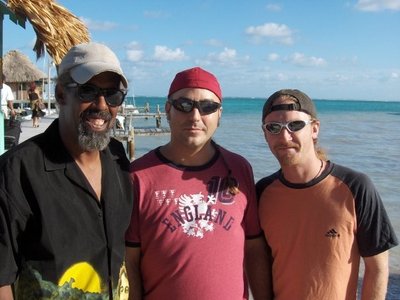 with Tony Brown and James Story in Belize