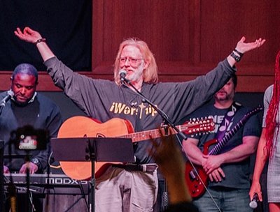 Worshipping God!
