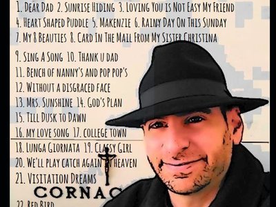 Back Cover to my Album "Dear Dad"