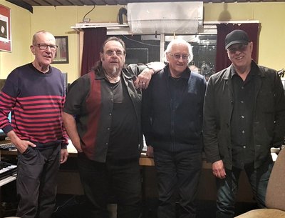 Ted, Ronnie T. and Dave  - 'The RADS' with John David @ Berry Hill Studio. 10/01/2023.
