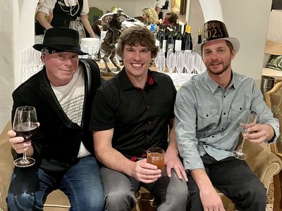 Kevin, Casey, Brett NYE 2022/23