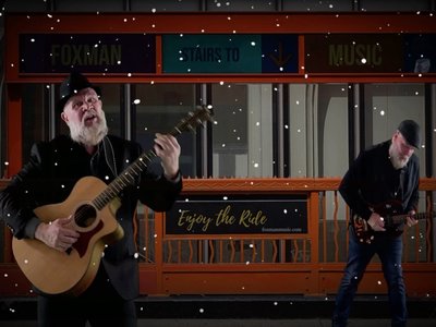 Screen snap from the music video for 'City Streets'