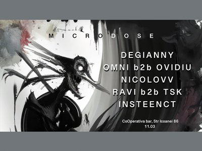 DEGIANNY. Concert Microdose Vol.1 - CoOperativa Bucharest - On the Saturday of March 11th ðŸ•°ï¸ 21