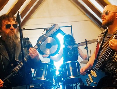 Cultic - Brian Magar (Guitar), Rebecca Magar (Drums), Andrew Harris (Bass)